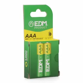 Atkārtoti Uzlādējamas Baterijas EDM 38722 eco-series aaa - hr03 950ma 950 mAh 1,2 V AAA R03 Atkārtoti Uzlādējamas Baterijas (2 g