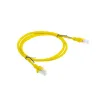 UTP Category 5e Rigid Network Cable Lanberg PCU5-20CC-0100-Y Yellow 1 m