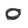 UTP Category 6 Rigid Network Cable Lanberg PCU6-20CC-0300-BK Black 3 m
