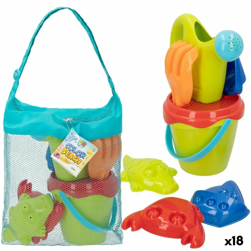 Paplūdimio žaislai Colorbaby polipropileno (18 vnt.)