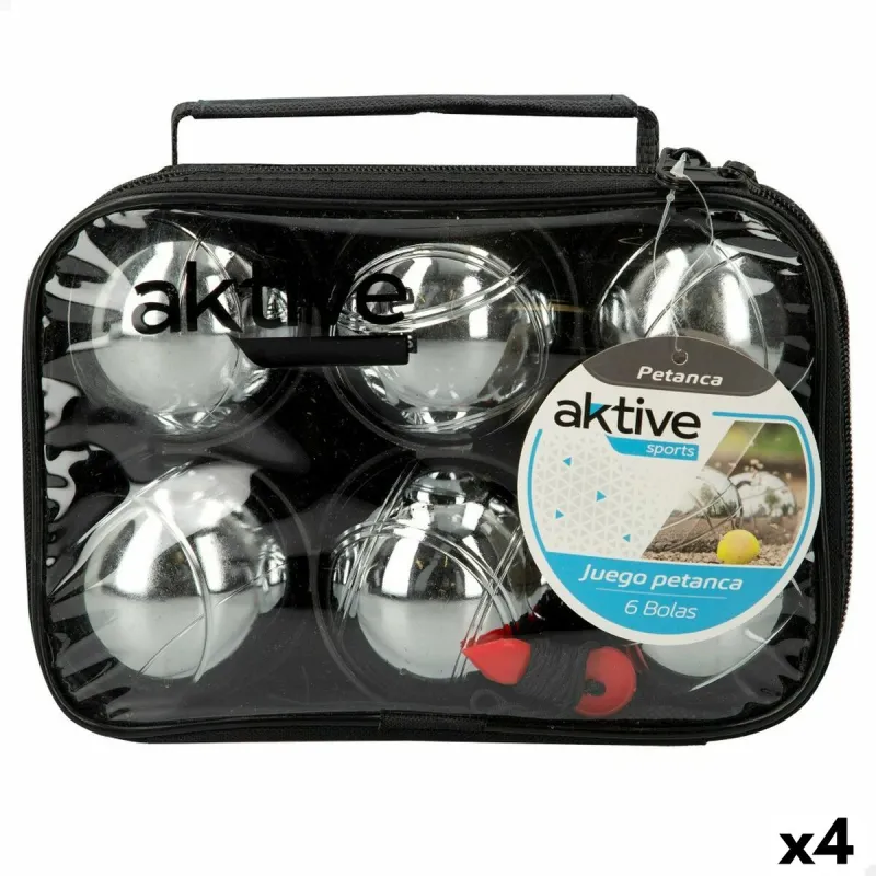 Игра в петанк Aktive 6 шары Металл Хромированная сталь (4 штук)