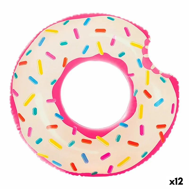Pripučiamas ratas Intex Spurga Rožinė 107 x 99 x 23 cm (12 vnt.)