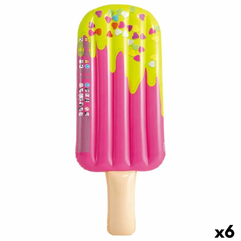 Pripučiamas čiužinys Intex Ledai Rožinė 76 x 20 x 191 cm (6 vnt.)