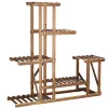 Puinen kukkahylly Springos GA0176 100x95x25cm