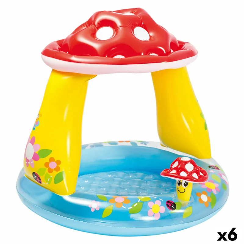 Pripučiamas vaikiškas baseinas Intex Grybai Žaliuzės 45 L 102 x 89 x 102 cm (6 vnt.)