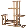 Puinen kukkahylly Springos GA0176 100x95x25cm