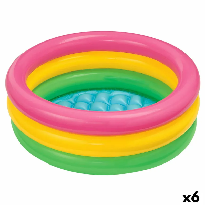 Pripučiamas vaikiškas baseinas Intex Sunset Žiedai 68 L 86 x 25 x 86 cm (6 vnt.)
