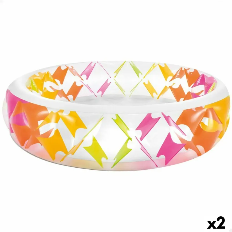 Piepūšamais Baseins Intex 840 L 229 x 56 x 229 cm (2 gb.)