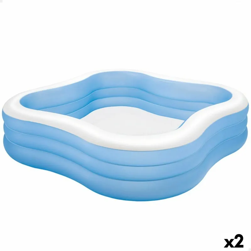 Pripučiamas baseinas Intex Mėlyna 1250 L 229 x 56 x 229 cm (2 vnt.)