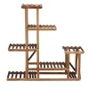 Wooden flower shelf Springos GA0176 100x95x25cm