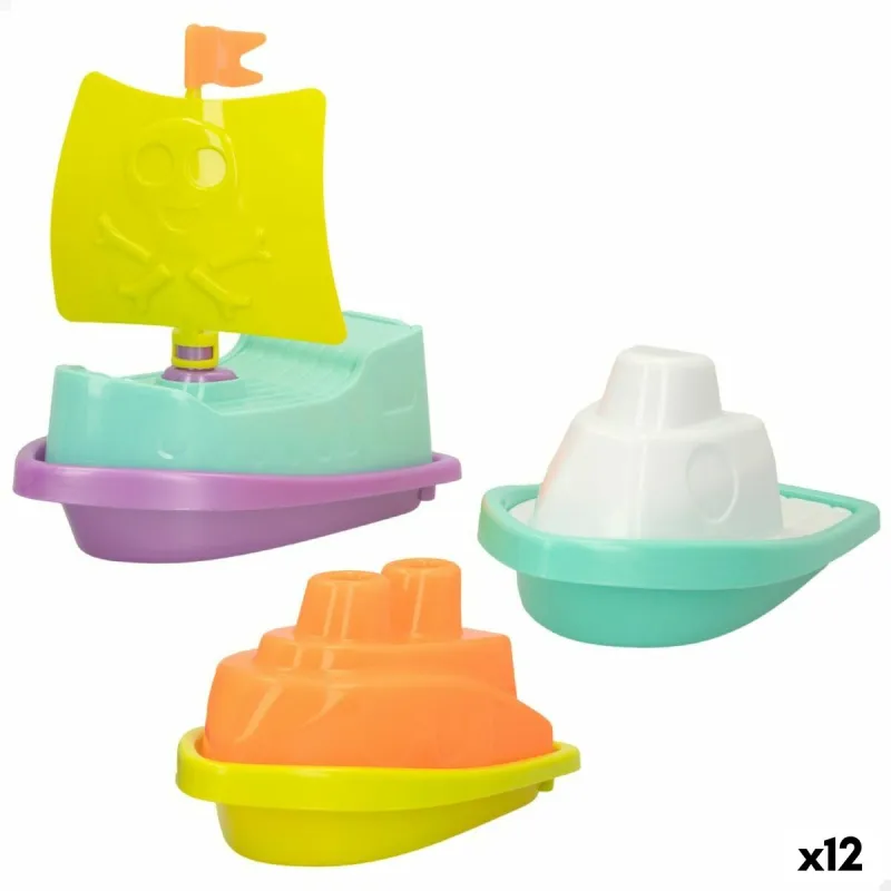 Paplūdimio žaislai Colorbaby 3 Dalys Laivas polipropileno (12 vnt.)
