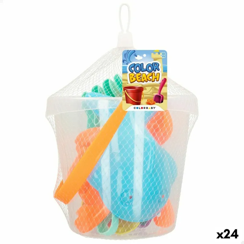 Paplūdimio žaislai Colorbaby Ø 18 cm (24 vnt.)
