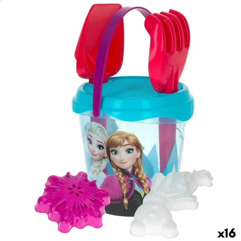Paplūdimio žaislai Frozen Elsa & Anna Ø 18 cm (16 vnt.)