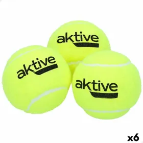 Padelipallid Aktive 3 Tükid, osad Kollane 6 Ühikut