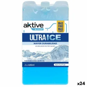 Kylmävaraaja Aktive Ultra Ice 400 ml Kylmävaraaja 2 Kappaletta 9,5 x 17 x 3 cm (24 osaa)