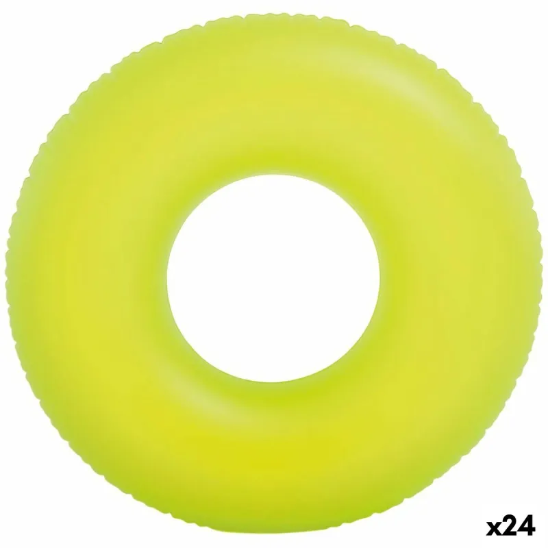 Pripučiama plaukiojanti spurga Intex Neon 91 x 91 cm (24 vnt.)