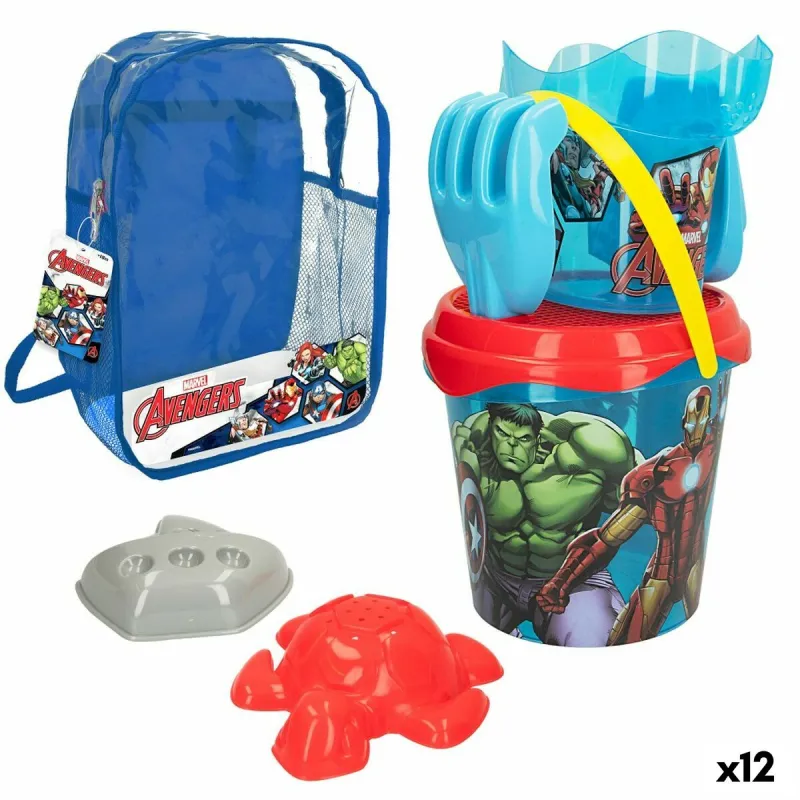 Paplūdimio žaislai The Avengers Ø 18 cm polipropileno (12 vnt.)