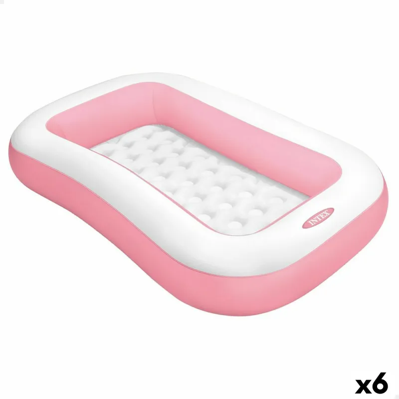 Puhallettava lasten kahluuallas Intex Saari 90 L 167 x 26 x 101 cm Valkoinen Pinkki (6 osaa)
