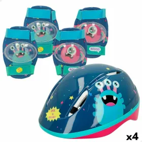 Набор шлем и наколенники Colorbaby Монстр (4 штук)