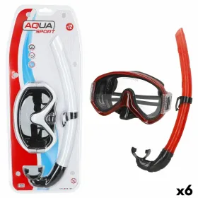 Snorkel Goggles and Tube AquaSport (6 Units)