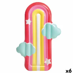 Надувной матрас Intex Радужная 183 x 132 cm Разноцветный (6 штук)