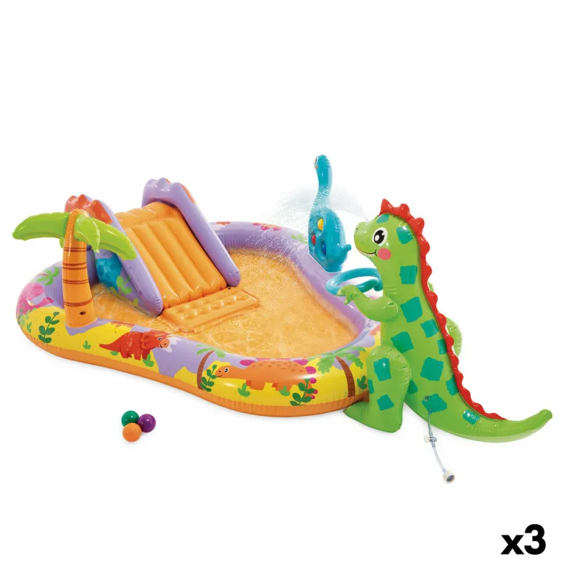 Inflatable Paddling Pool for Children Intex 201 x 69 x 157 cm (3 Units)