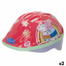 Bērnu Riteņbraukšanas Ķivere Peppa Pig Sarkans 48-52 cm