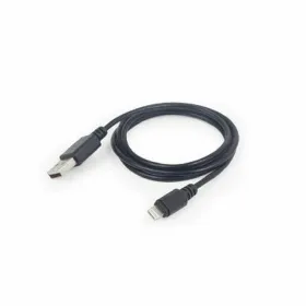 USB uz Lightning Kabelis GEMBIRD CC-USB2-AMLM-1M Melns 1 m (1m)