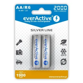 Atkārtoti Uzlādējamas Baterijas EverActive EVHRL6-2000 2000 mAh 1,2 V