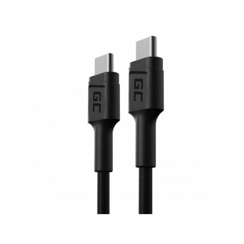 USB ja USB-C Adapter Green Cell KABGC31 Must 30 cm