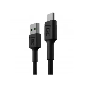 USB uz USB-C Adapteris Green Cell KABGC25 Melns 30 cm