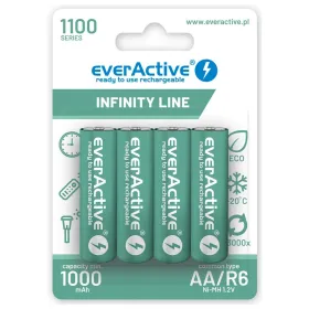 Atkārtoti Uzlādējamas Baterijas EverActive EVHRL6-1100 1,2 V