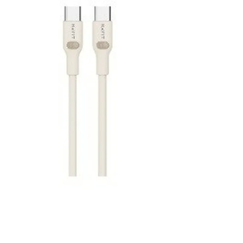 USB-C - USB-C kaapeli Havit CB6284 2.0m Bēšs 2 m