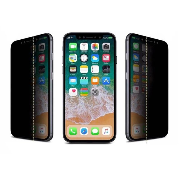 Tempered glass Full Privacy Apple iPhone X/XS/11 Pro black