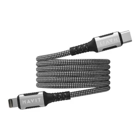 USB-C uz Lightning Kabelis Havit CB6298 Melns 1 m
