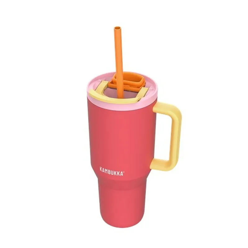 Thermos Kambukka 11-08002 Yellow Red Orange Pink Stainless steel 950 ml