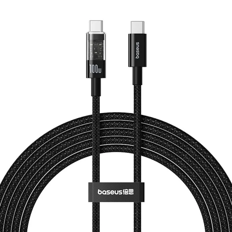USB-C - USB-C Kaabel Baseus P10373000111-01 Must 2 m