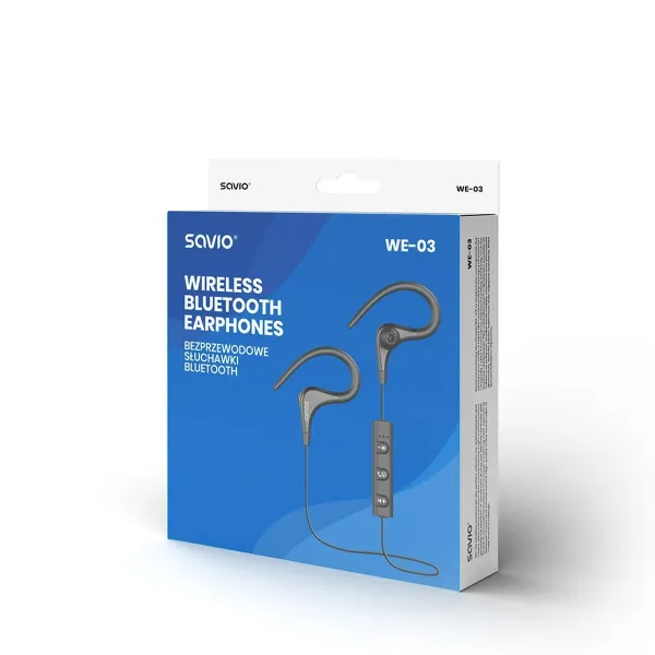 Bluetooth Sporta Austiņas Savio WE-03 Melns