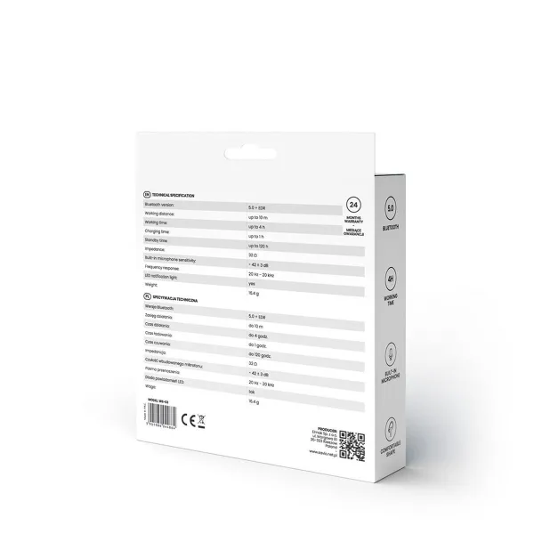 Bluetooth Sporta Austiņas Savio WE-03 Melns