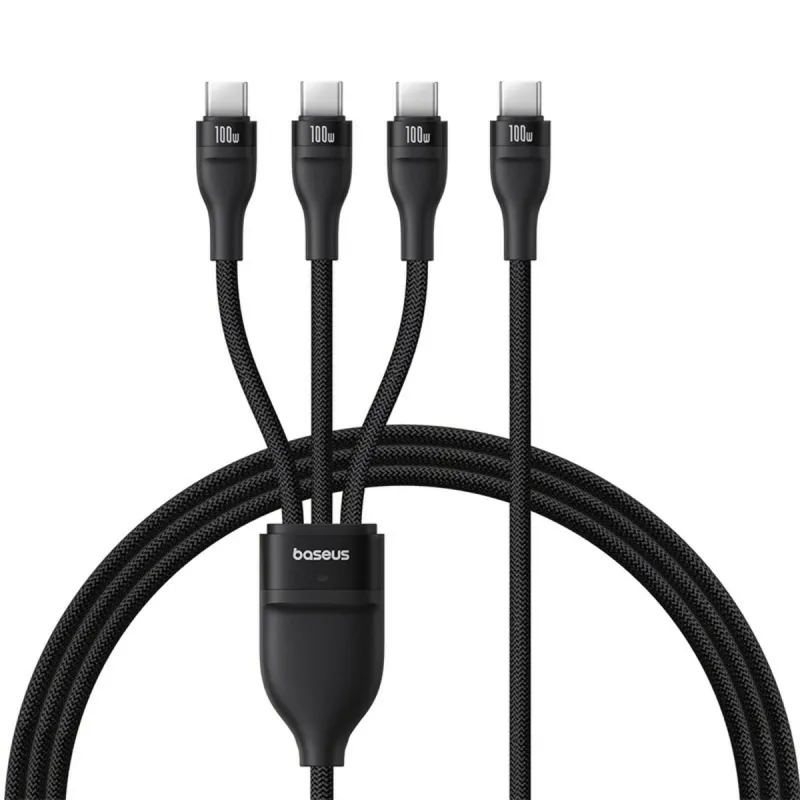 USB-C - USB-C kabelis Baseus P10377503111-00 Juoda 1,5 m