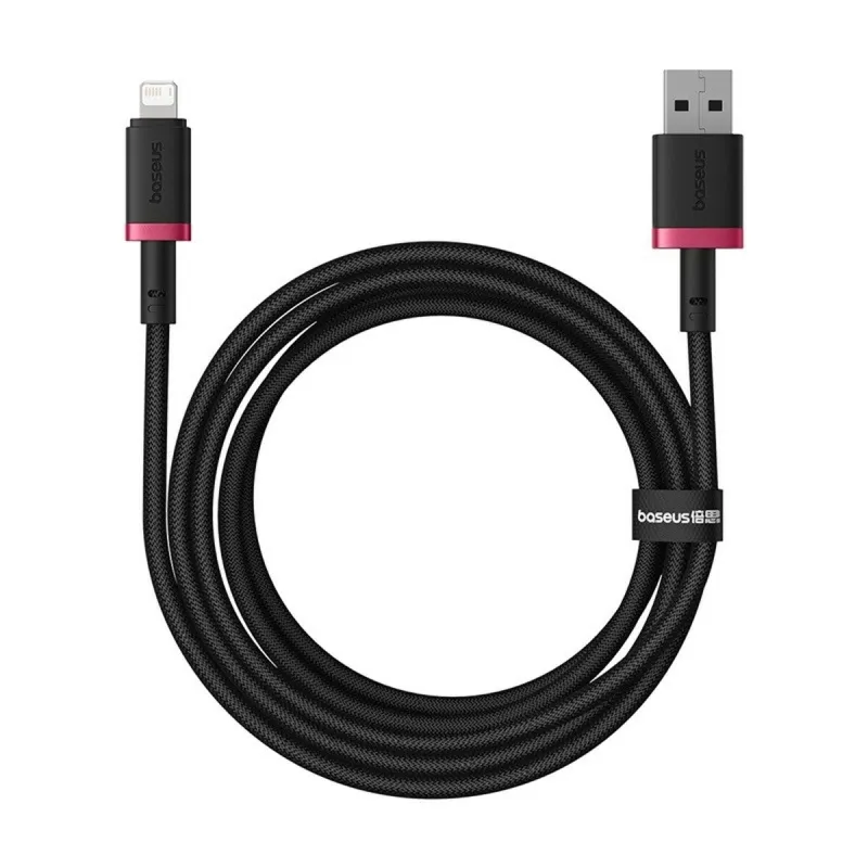 USB - Lightning kabelis Baseus P10377801U01-03 Juoda Raudona 2 m