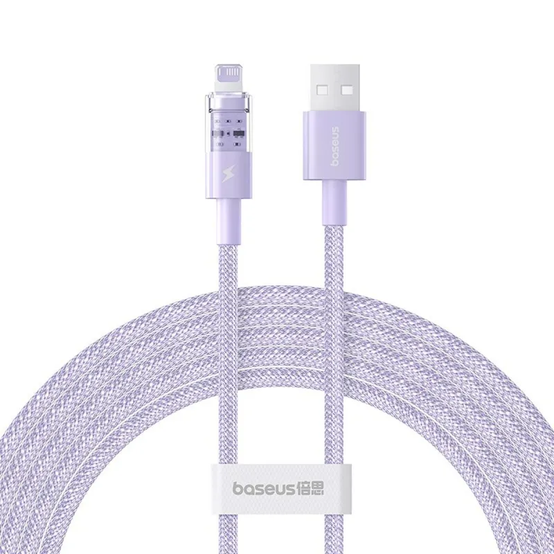 USB uz Lightning Kabelis Baseus P10373003511-01 Violets 2 m