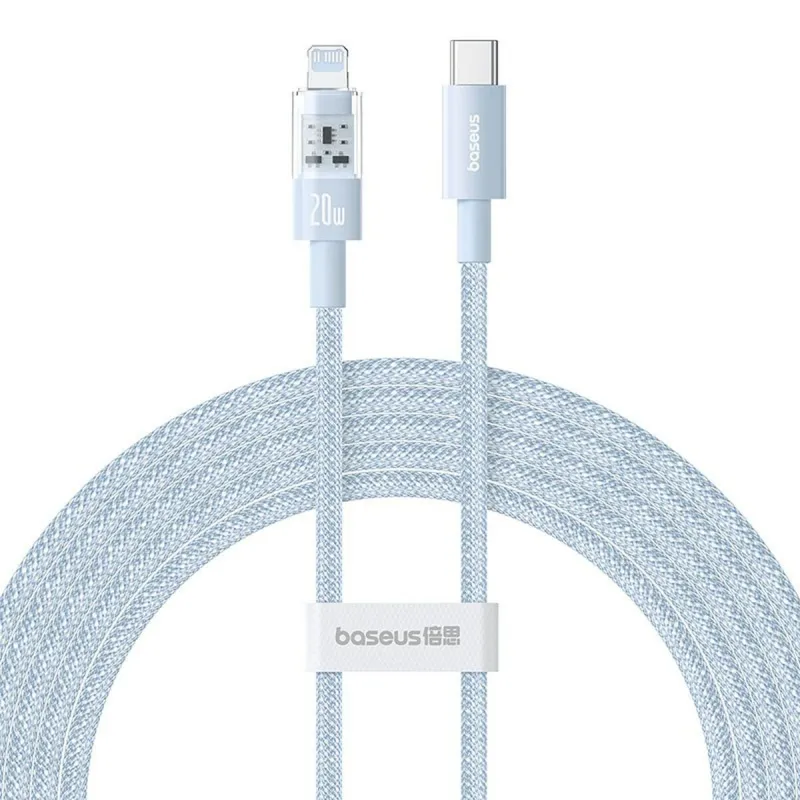 USB-C-Lightning Kaabel Baseus P10373001311-01 Sinine 2 m