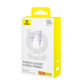USB A - USB-C kaapeli Baseus P10373002511-00 Purppura 1 m