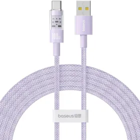 USB A - USB-C kaapeli Baseus P10373002511-01 Purppura 2 m