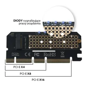 PCI Karte SSD M.2 Savio Adapter  AK-41