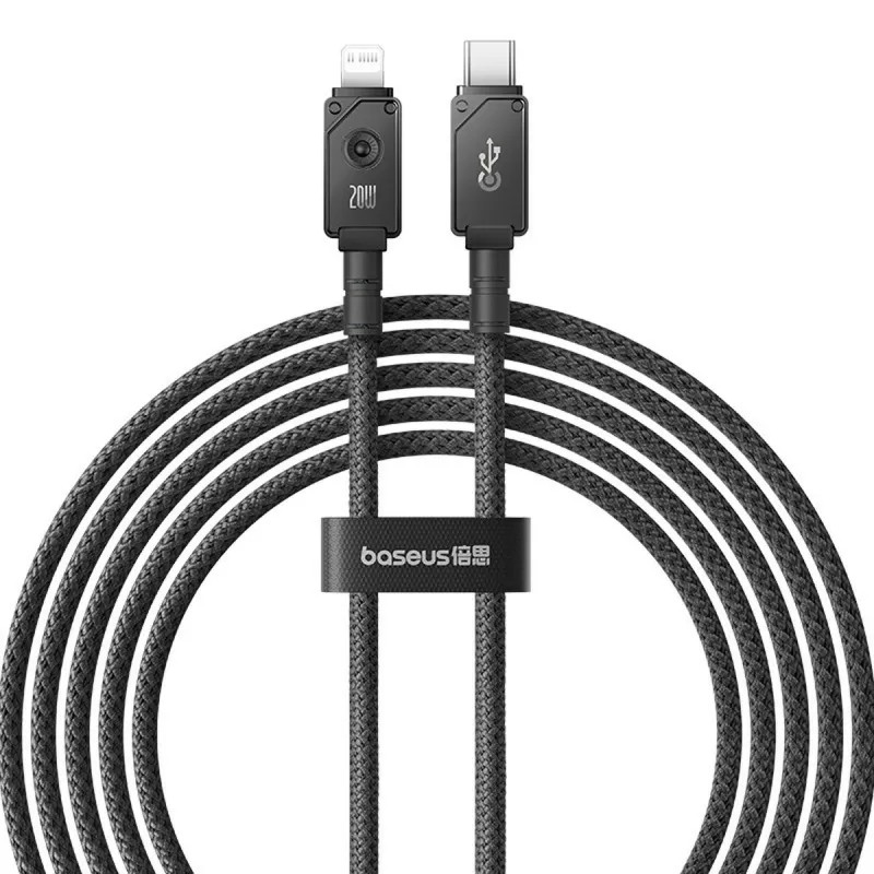 USB-C uz Lightning Kabelis Baseus P10355803111-01 Melns 2 m