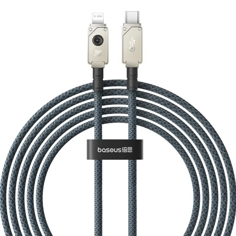 USB-C-Lightning Kaabel Baseus P10355803221-01 Valge Must 2 m