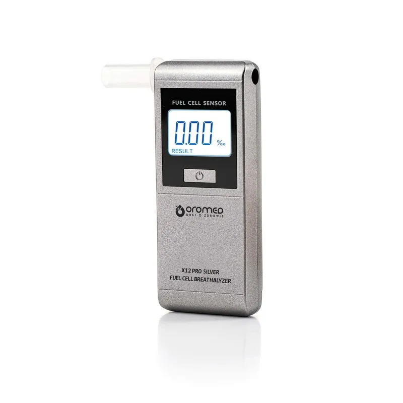 Digitaalinen alkometri Oromed X12 Pro Silver Hopeinen
