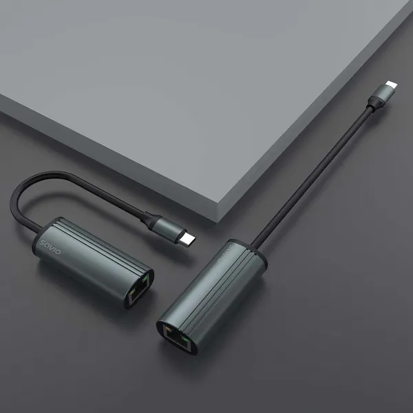 USB-C – Ethernet adapteris Savio AK-56